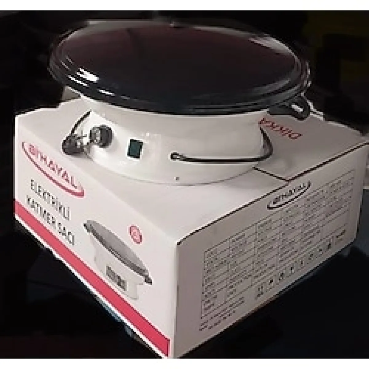 2000W Termostatlı Elektrikli Börek ve Katmer Sacı, Pratik ve Güçlü Kullanım - 1BW-Beyaz