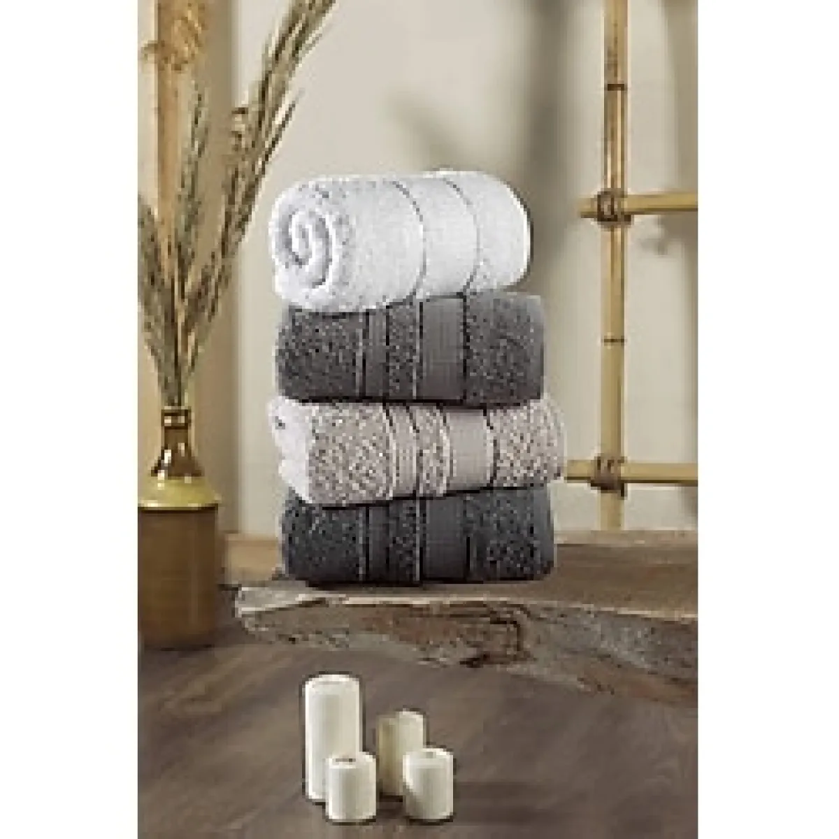 50x90 Cm 4'lü El Ve Yüz Havlusu