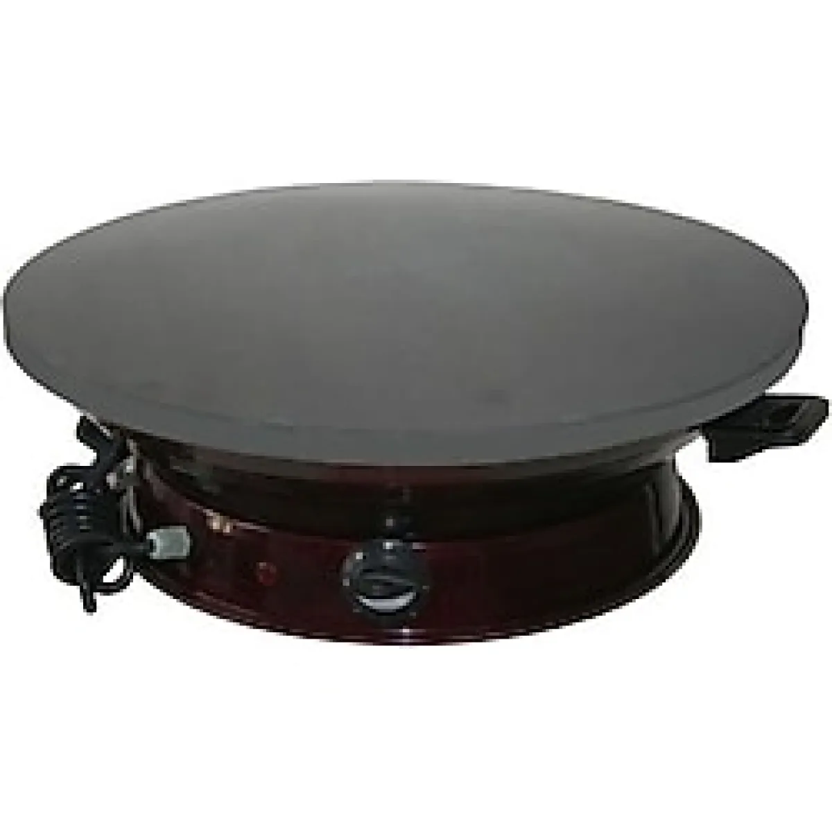 55 cm Battal Boy Kırmızı Elektrikli Termostatlı Sac, Gözleme, Ekmek, Börek ve Katmer Için - Altın - Turkuaz