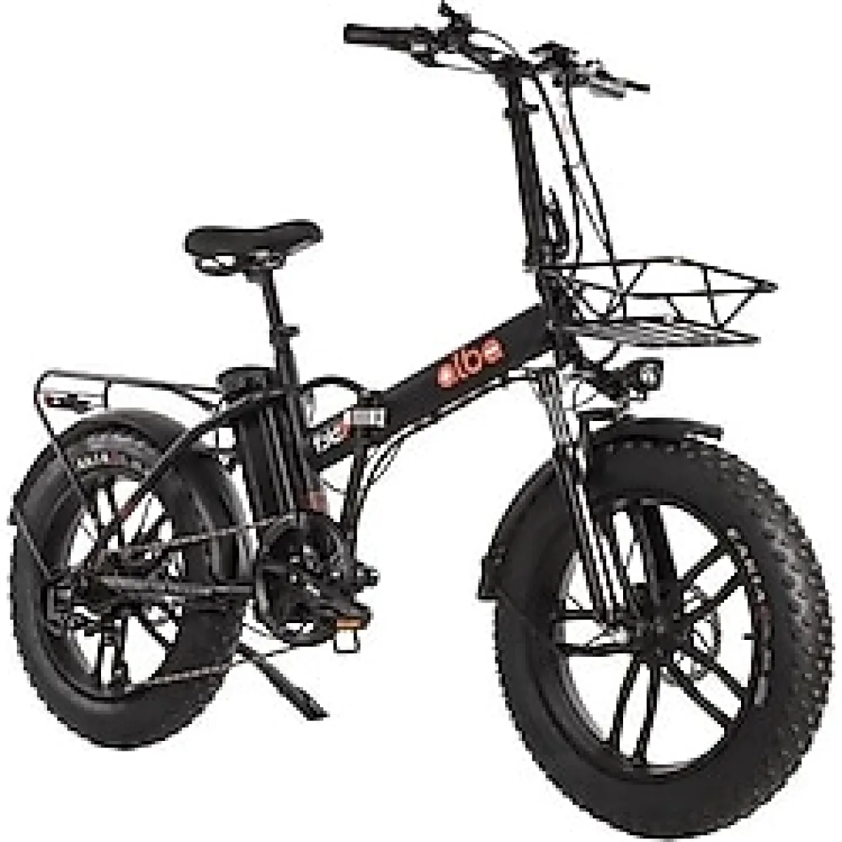 Alba Fold F Premium 500 Watt Elektrikli Bisiklet Siyah Nfc-Zırhlı Lastik Hd Fren 48V 10,4 Ah Batarya