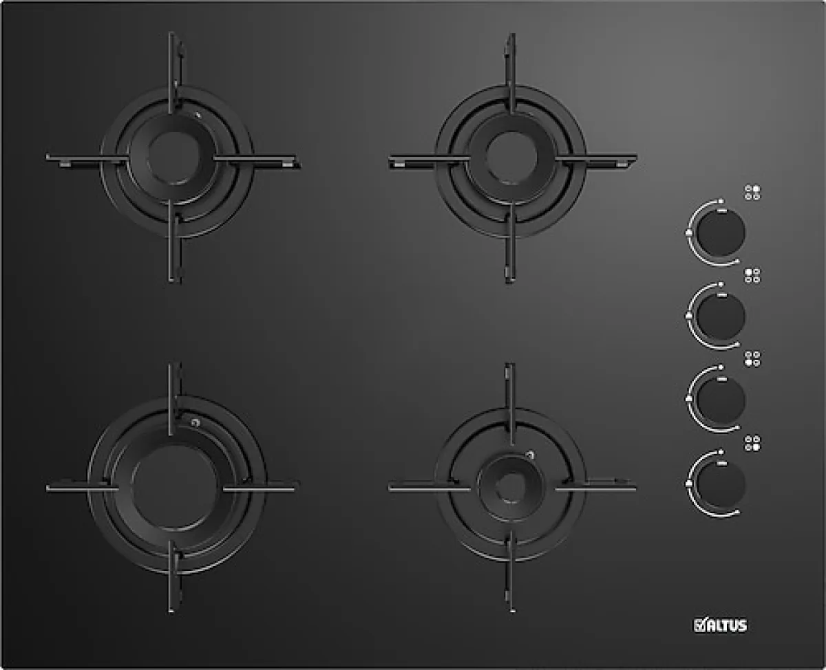 Altus ALA 159 DB Siyah Cam Ankastre Ocak