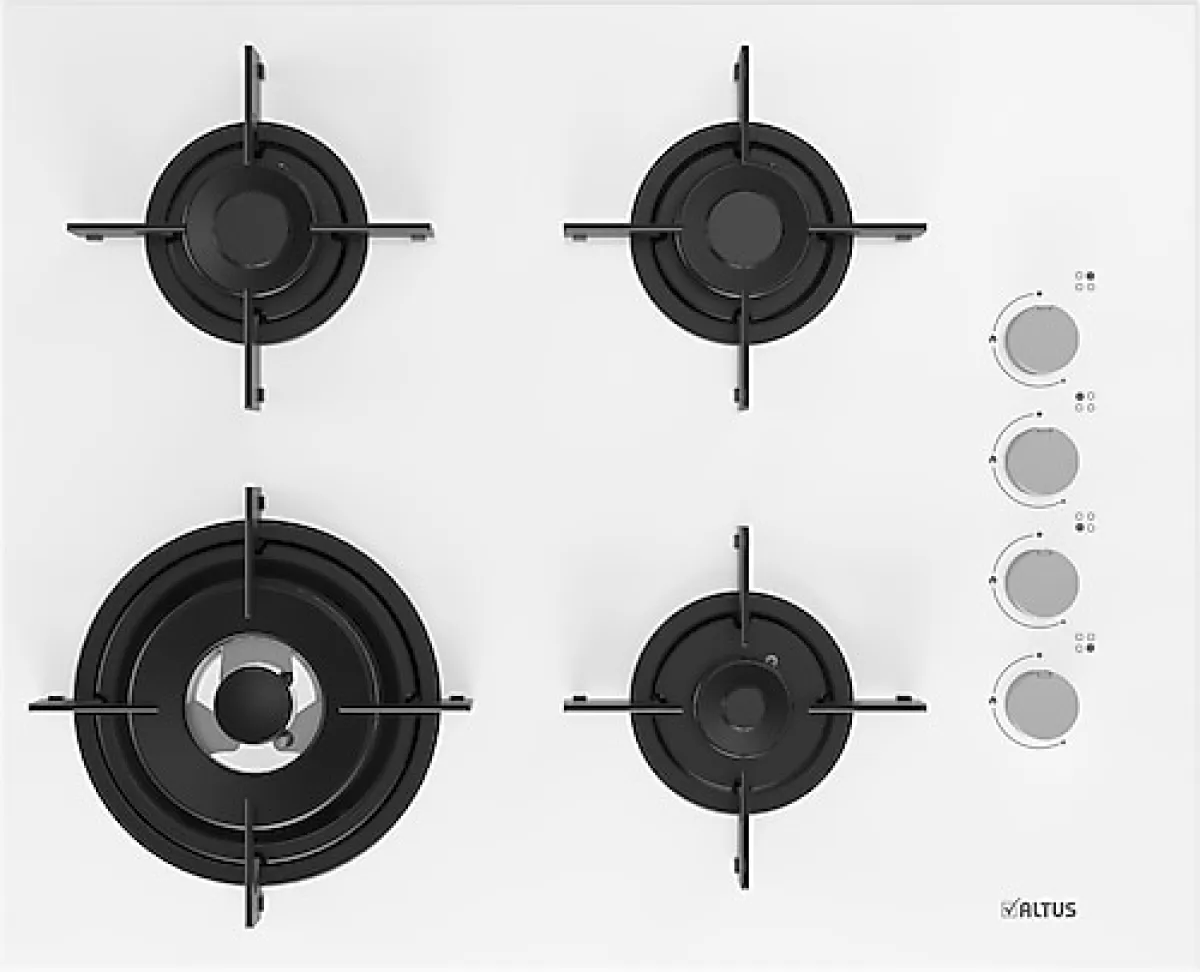 Altus ALA 189 GW Beyaz Cam Ankastre Ocak