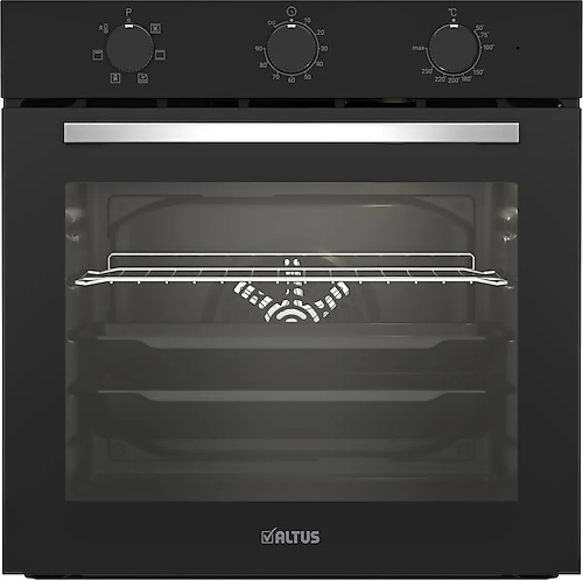 Altus ALA 321 B Siyah Ankastre Fırın