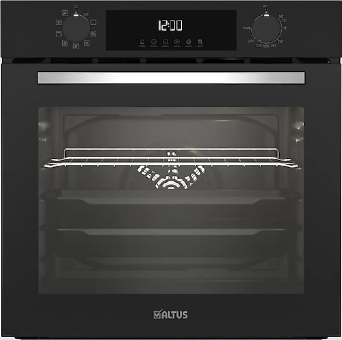 Altus ALA 332 B Siyah Ankastre Fırın