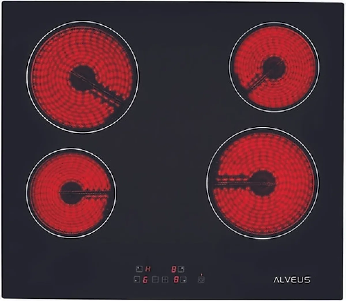 Alveus ALV Vitro 641 Siyah Elektrikli Ocak