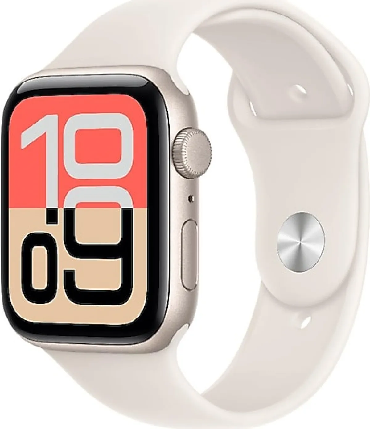 Apple Watch SE 3 GPS 44mm Yıldız Işığı Alüminyum Kasa ve Yıldız Işığı Spor Kordon Akıllı Saat