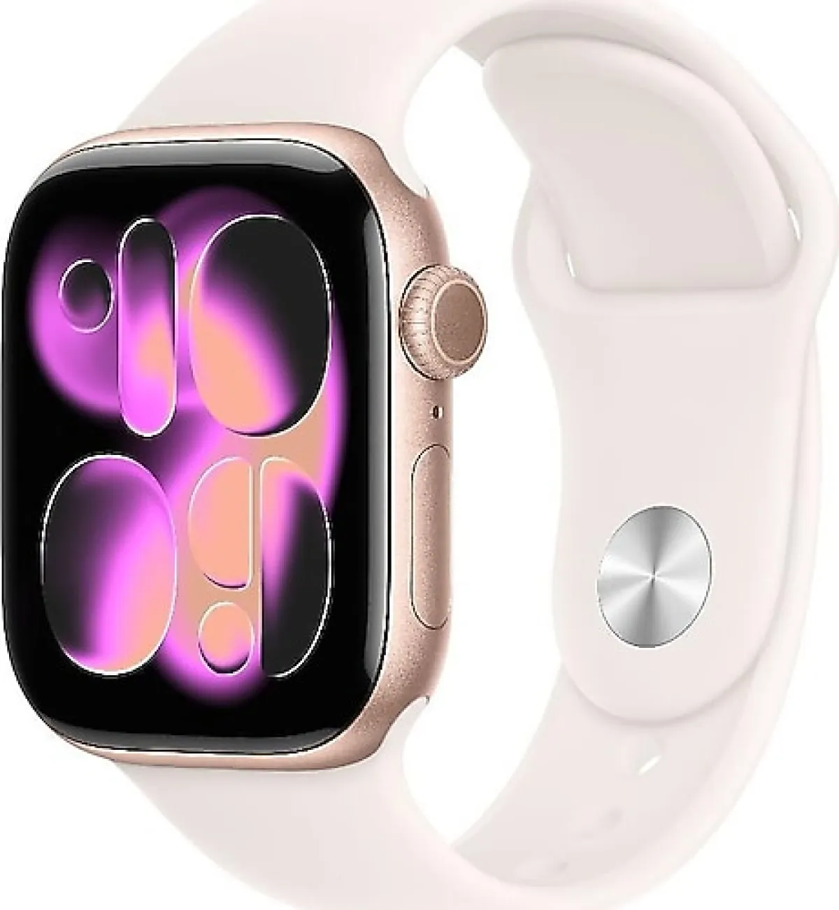 Apple Watch Series 11 GPS 42mm Roze Altın Rengi Alüminyum Kasa ve Bulut Pembesi Spor Kordon Akıllı Saat