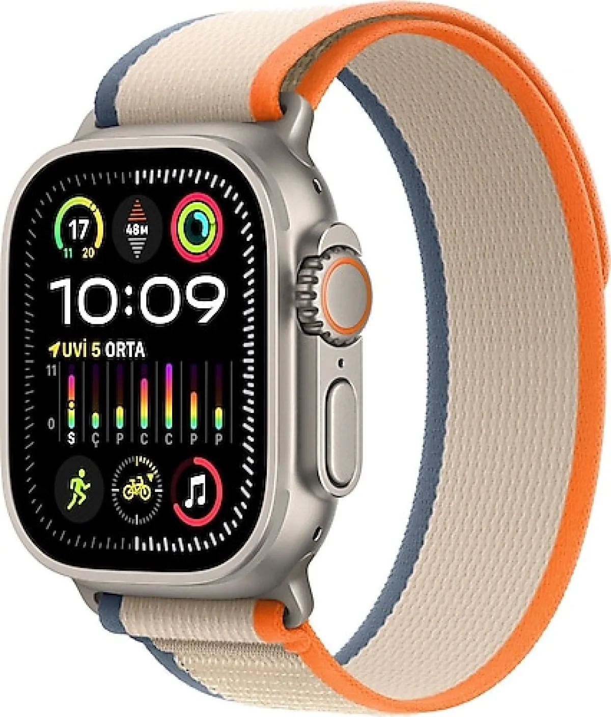 Apple Watch Ultra 2 GPS + Cellular 49mm Natürel Titanyum Kasa Akıllı Saat