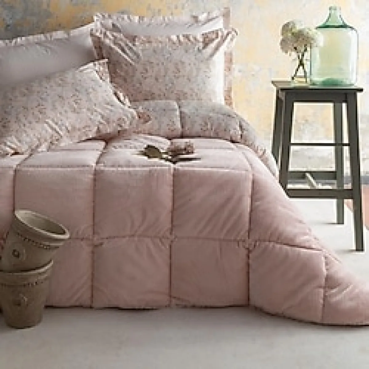 Apricitas Home Frescana Blush Çift Kişilik Uyku Seti - Pudra