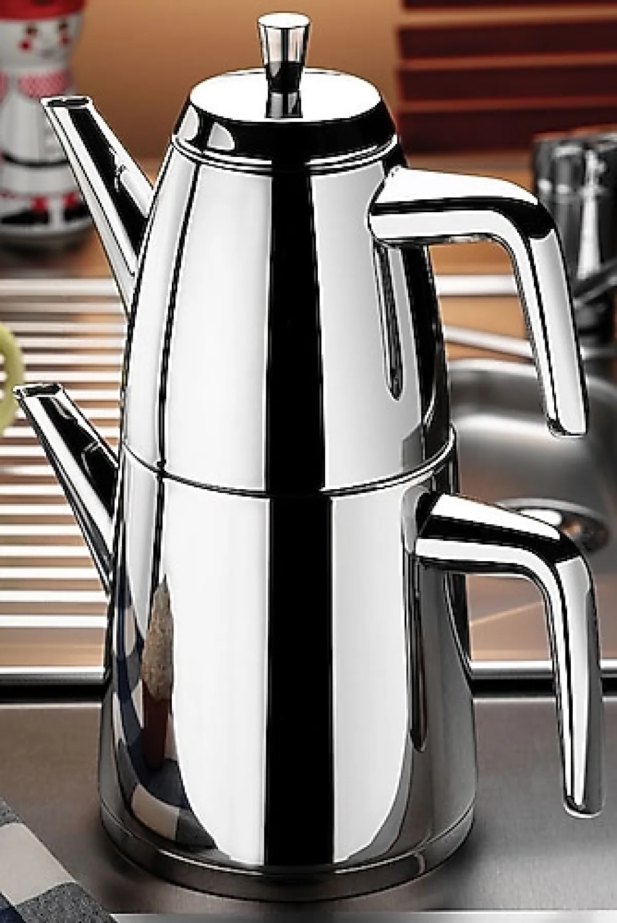 Ar-Yıldız Elegant Prestige Büyük Çaydanlık Takımı