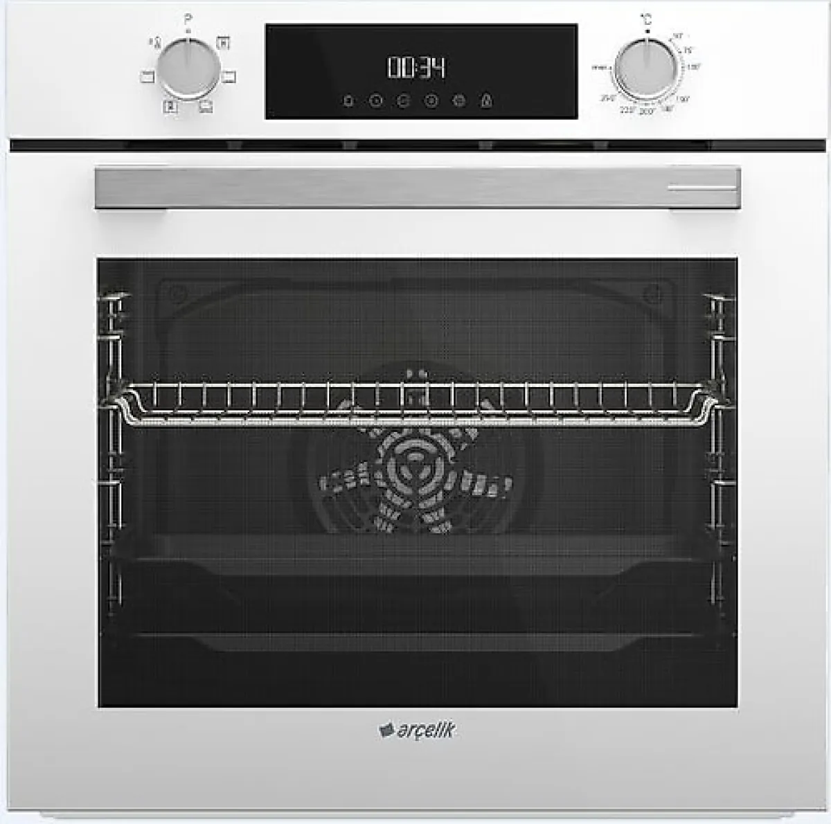 Arçelik AFC 330 B Fibona Beyaz Ankastre Fırın