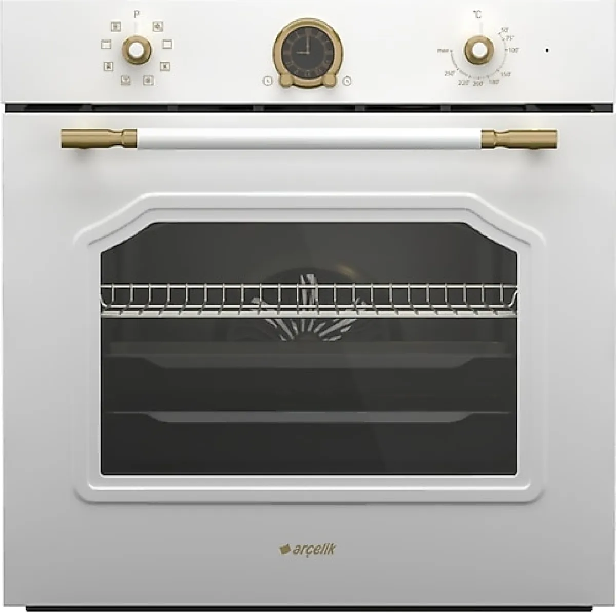 Arçelik AFM 240 RB Rustik Beyaz Ankastre Fırın