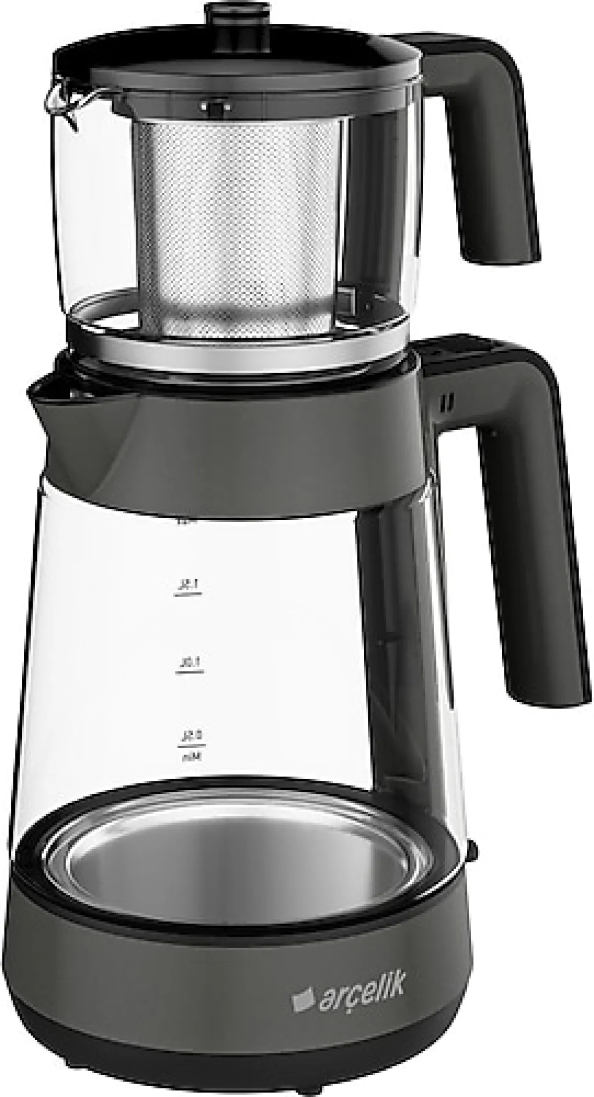 Arçelik CM 6587 G Resital XL 1900 W Cam Çay Makinesi