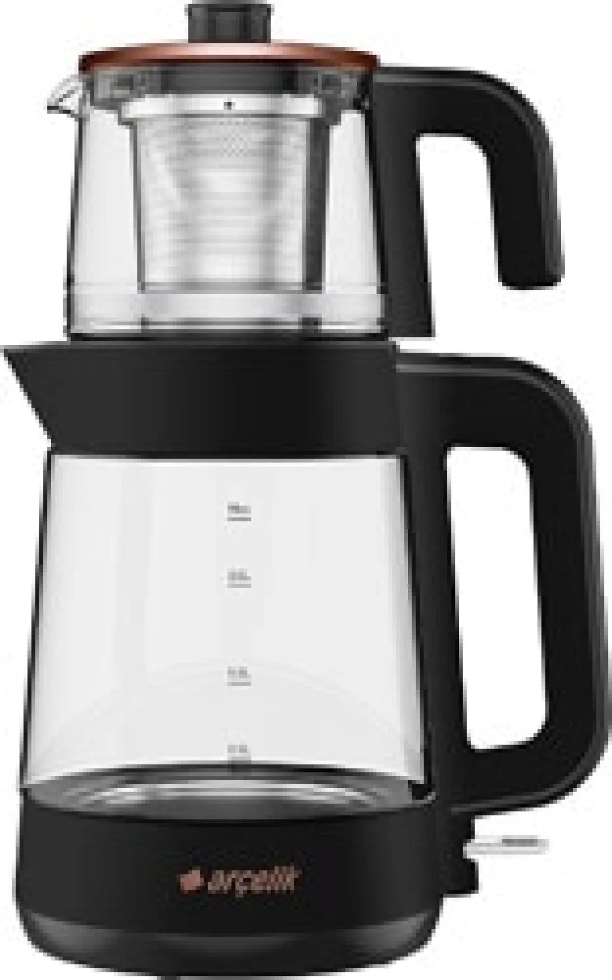 Arçelik CM 6964 S Resital Siyah 1900 W Cam Çay Makinesi