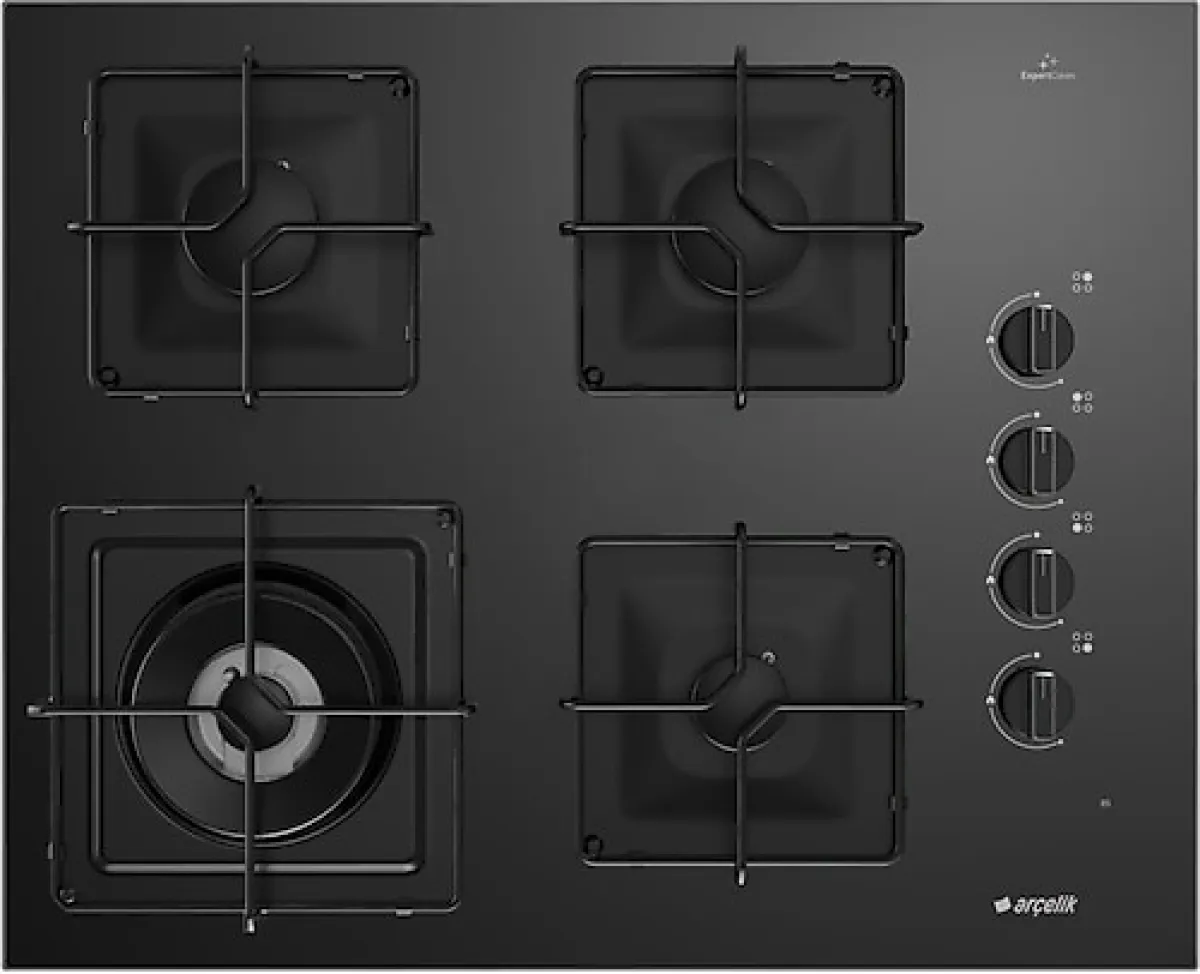 Arçelik OCD K 651 EWS Siyah Cam Ankastre Ocak