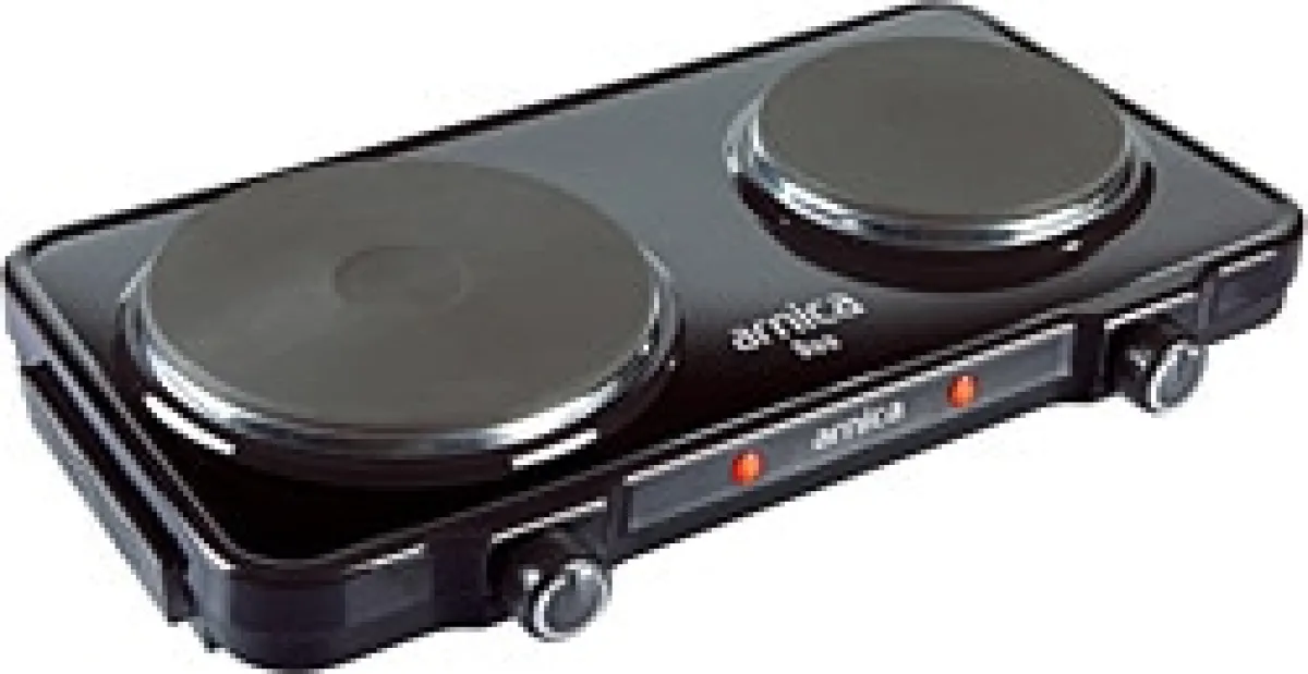 Arnica Duo GH25040 Siyah İkili Elektrikli Ocak