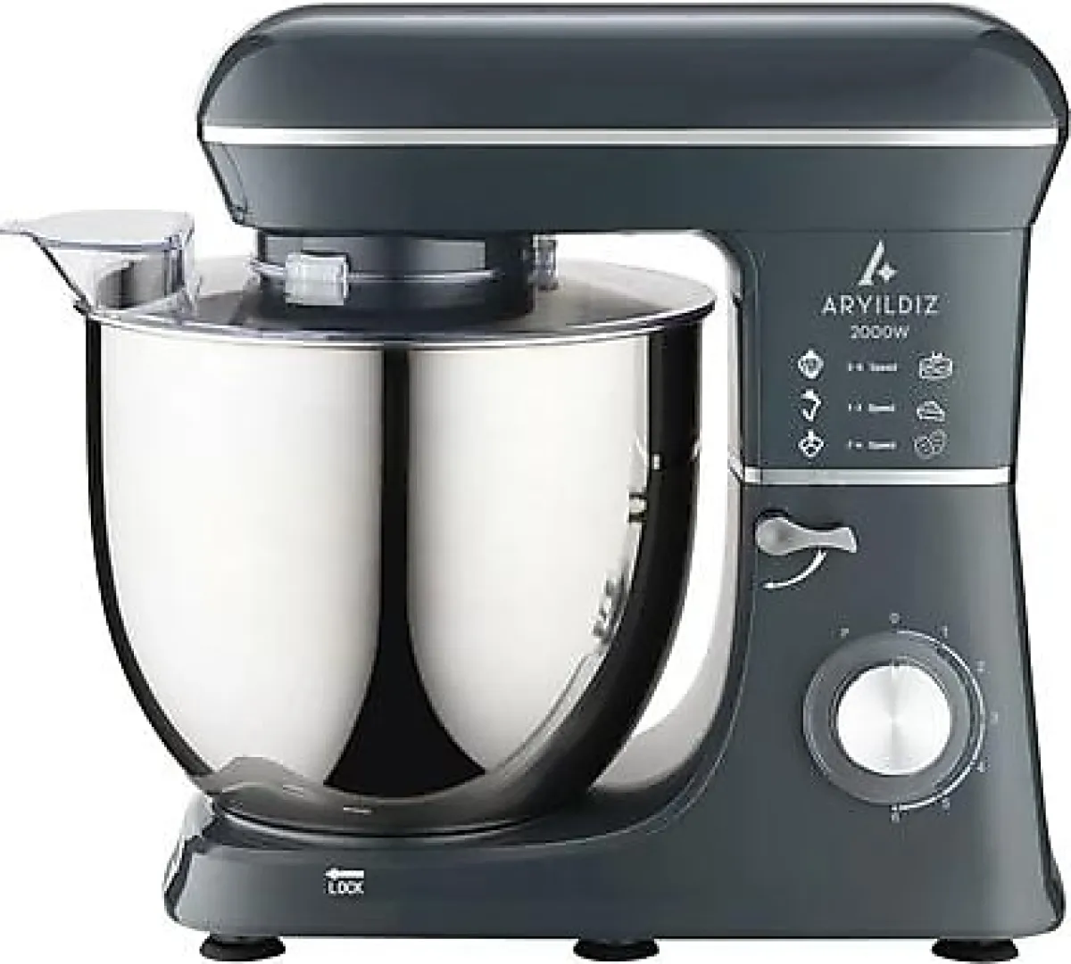 Aryıldız Power Chef XXL 2000 W 10 lt Stand Mikser