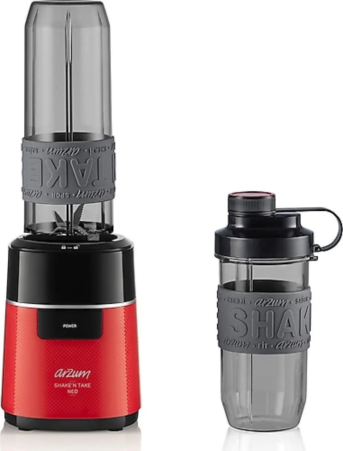 Arzum AR1147-K Shake'n Take Neo Kişisel 500 W Kırmızı Smoothie Blender