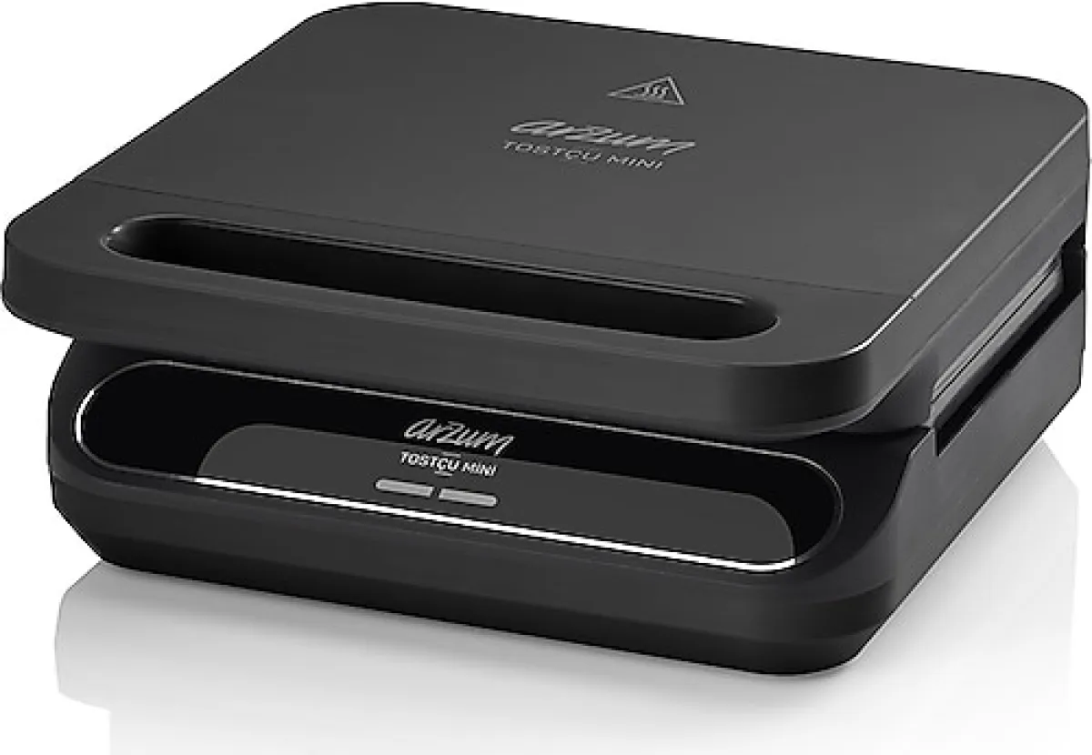 Arzum AR2052-S Tostçu Mini Tost Makinesi Siyah