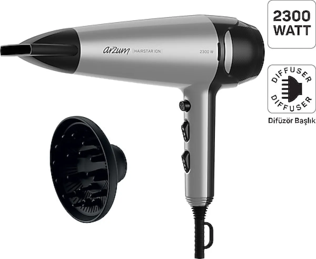 Arzum Hairstar Ion AR5119 2300 W Saç Kurutma Makinesi