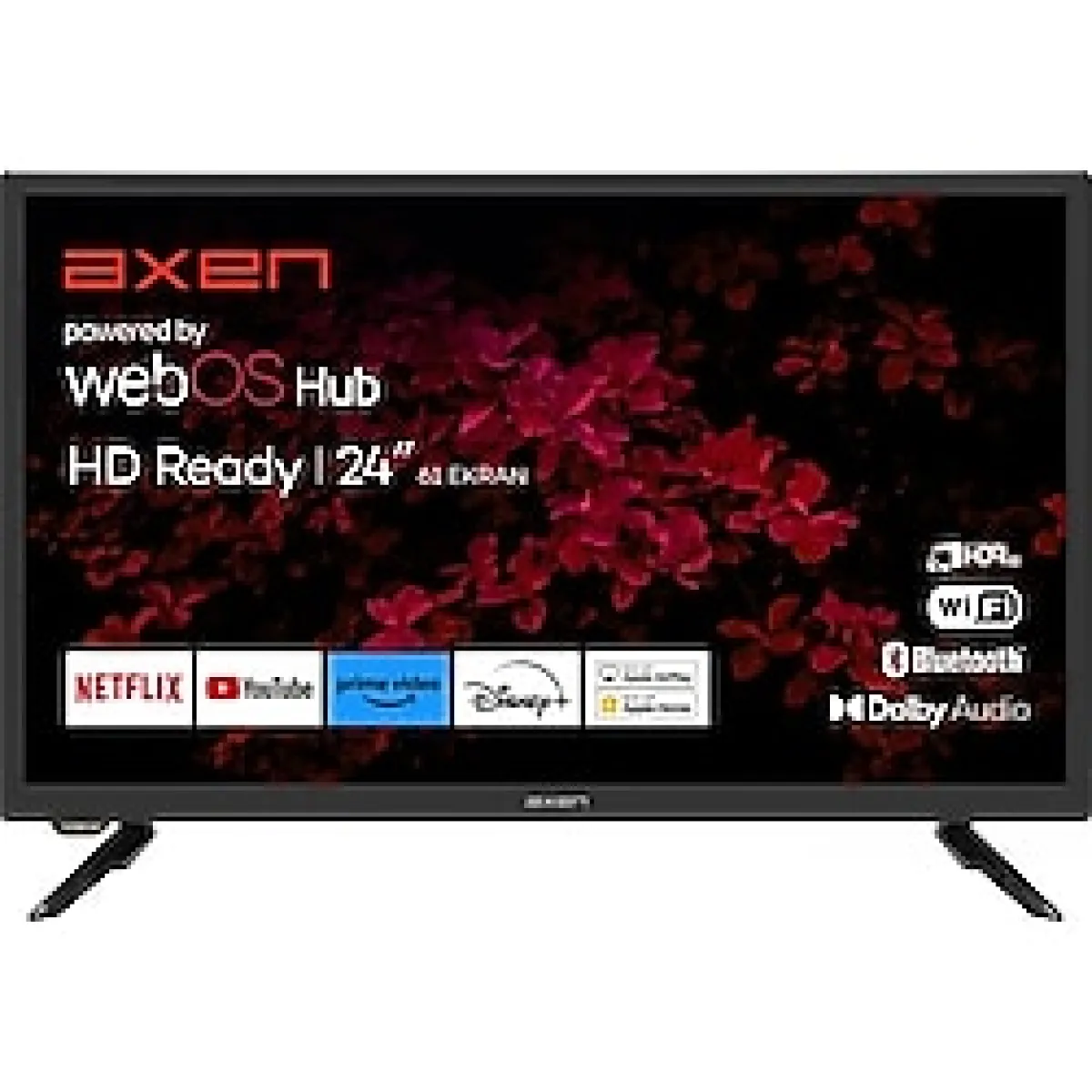 Axen AX24LEDI262C-S HD 24" 61 Ekran Siyah Uydu Alıcılı webOS Smart LED TV