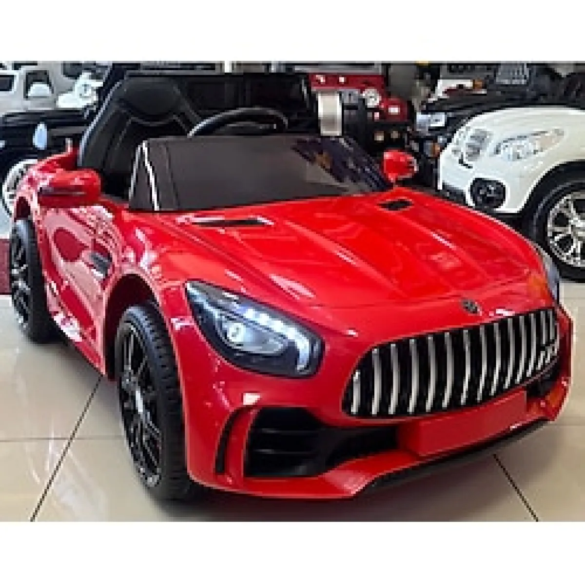 BabyHope 12V Mercedes GTR Akülü Araba 1-4 Yaş, Uzaktan Kumandalı, Led Işıklı