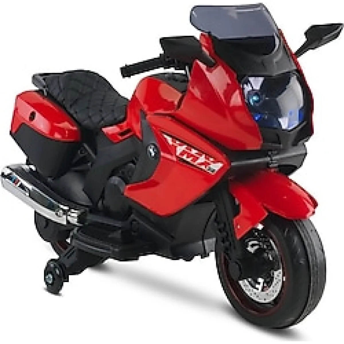 Babyhope 438 Xmx Akülü Motor 12 Volt Kırmızı Çift Kişilik 30 kg Taşıma Kapasitesi ile Eğlenceli Sürüş