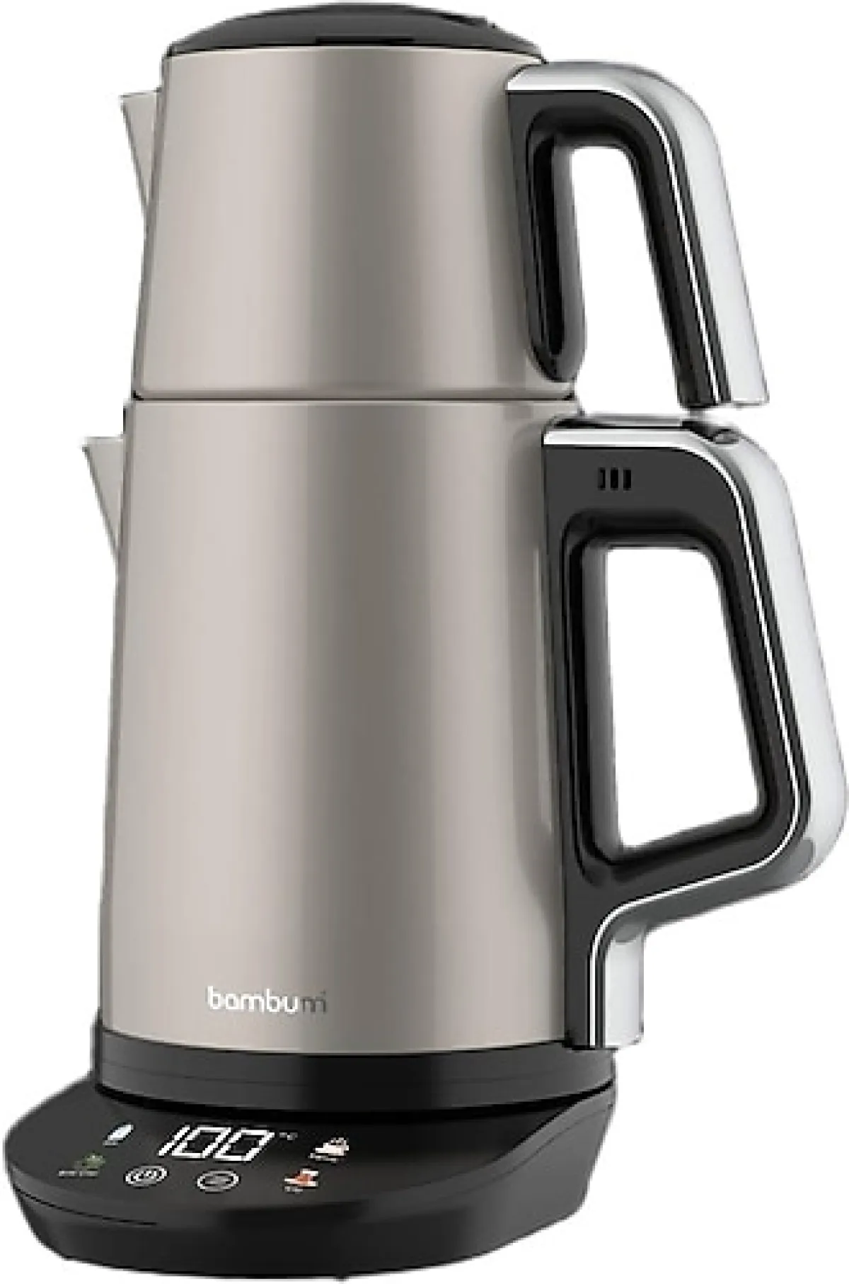 Bambum Zelda Digit 1850 W Bej Çelik Çay Makinesi