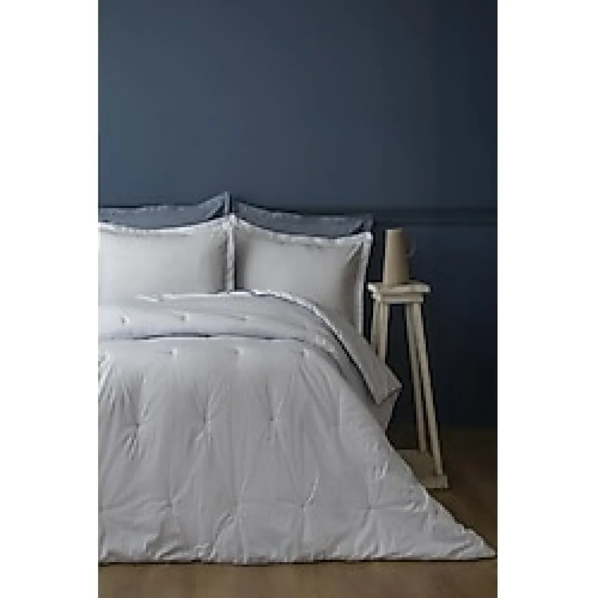 Bedline Mıcro Uyku Seti Tek Kişilik Lure Çizgili Mavi