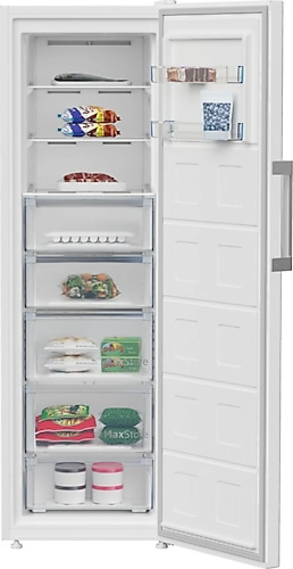 Beko 7681 EB 8 Çekmeceli Dikey No Frost Derin Dondurucu