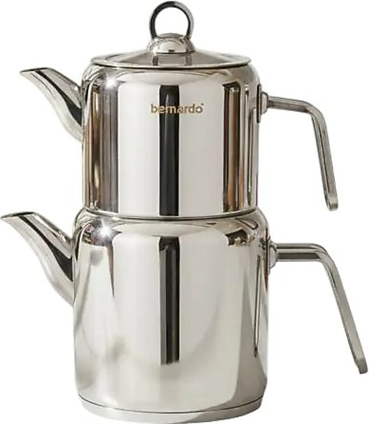 Bernardo Vellora Orta Boy Çelik Çaydanlık Takımı