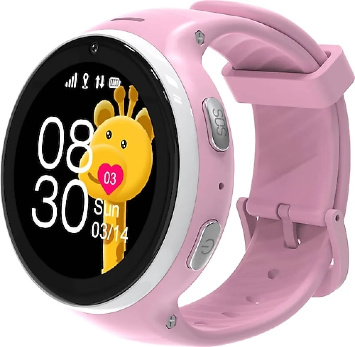 Bilicra Round Pembe Akıllı Çocuk Saati