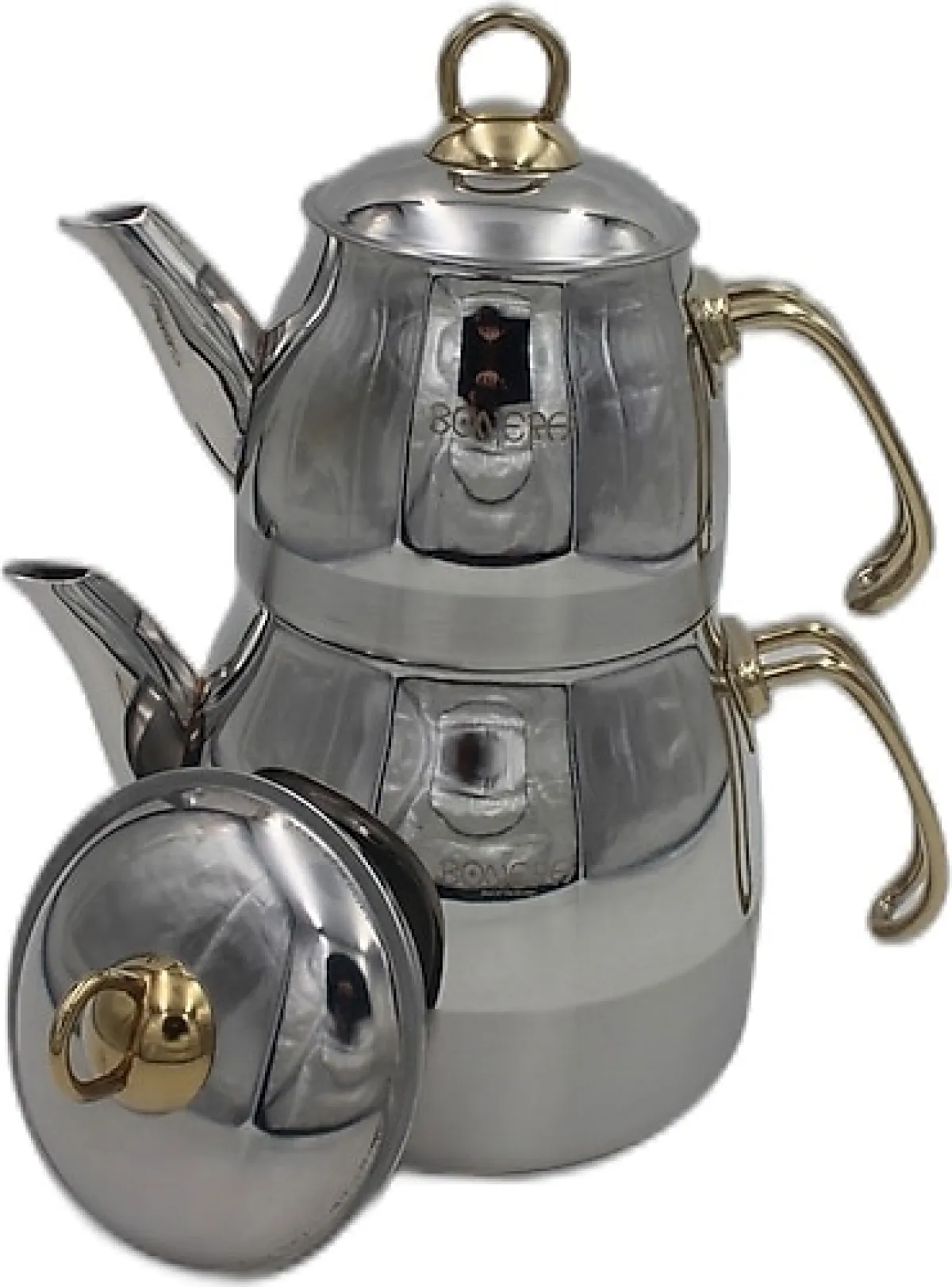 Bonera Sultana Orta Boy Çelik Çaydanlık