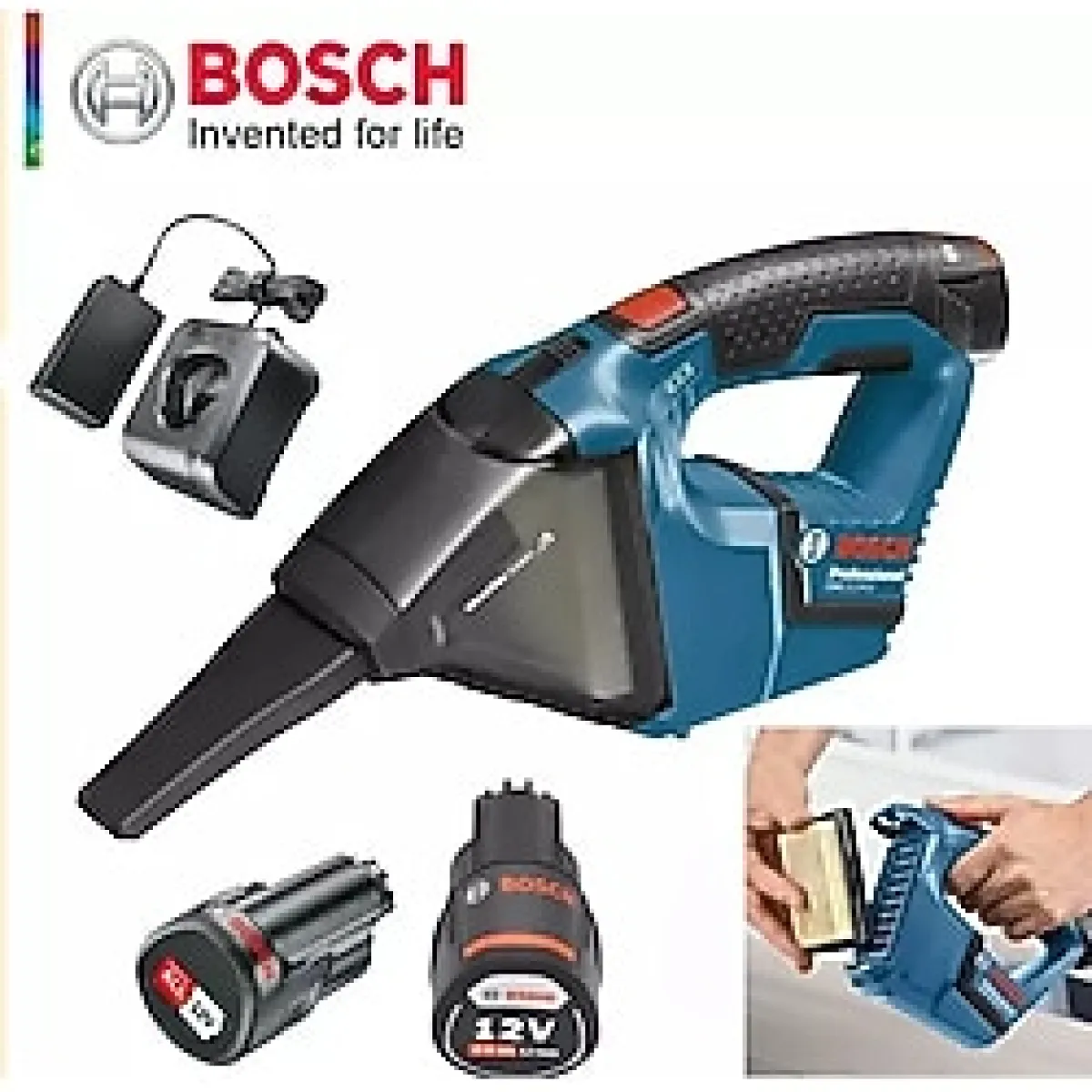 BOSCH GAS 12 V ÇİFT Bataryalı ŞARJLI El-Araç Süpürgesi