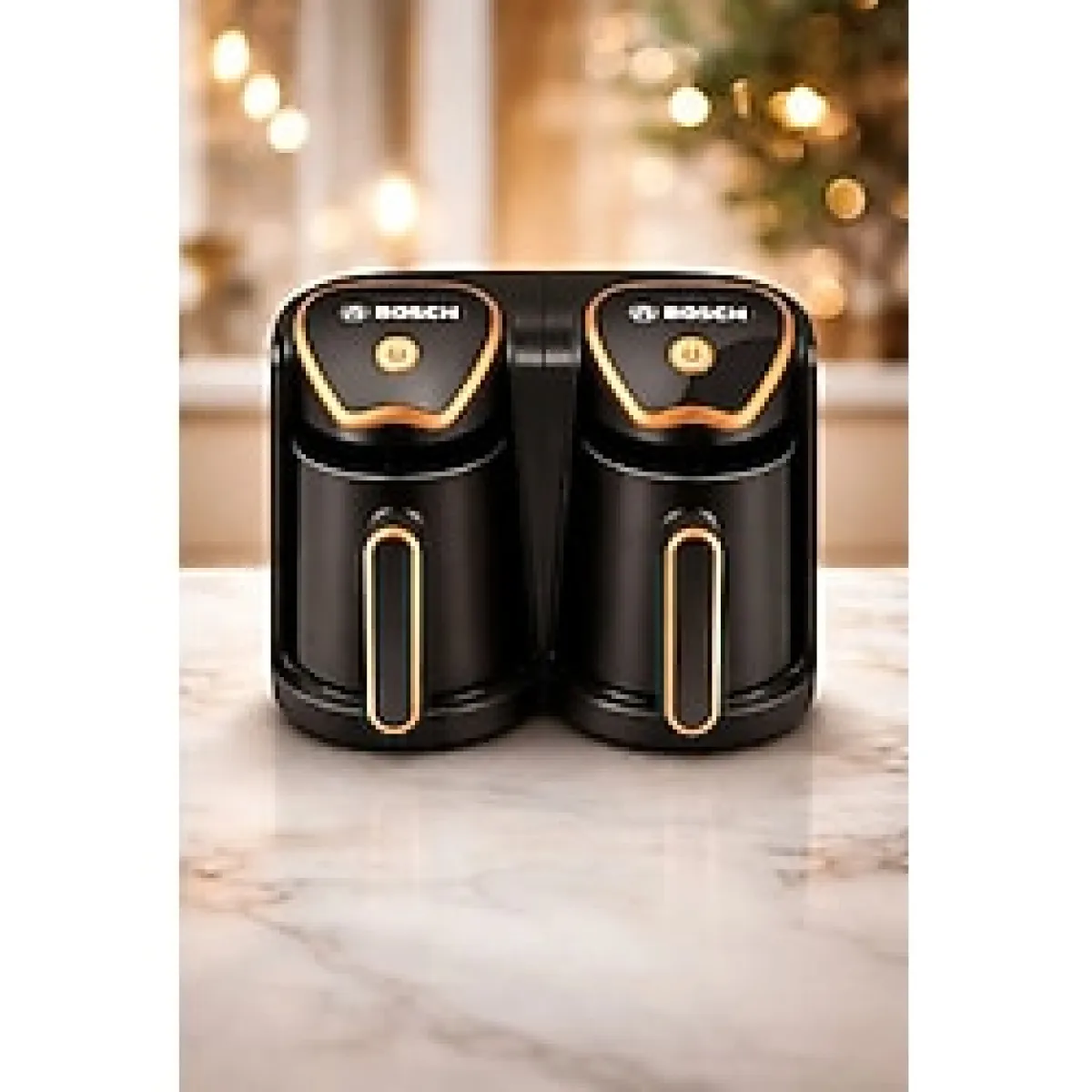 Bosch Ikili Türk Kahve Makinesi Çift Hazneli, Otomatik Pişirme, Siyah Modern Detay 600 ml - Siyah - Rose Gold