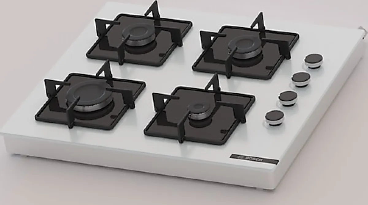 Bosch POP0C2P30O Beyaz Set Üstü Ocak