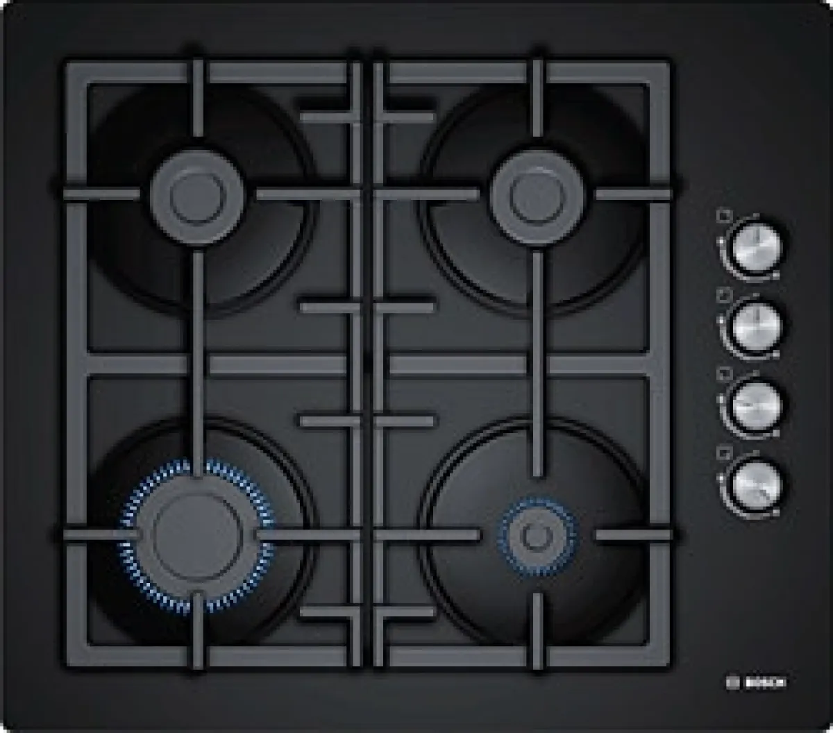 Bosch POP6C6O90O Doğalgazlı Siyah Cam Ankastre Ocak