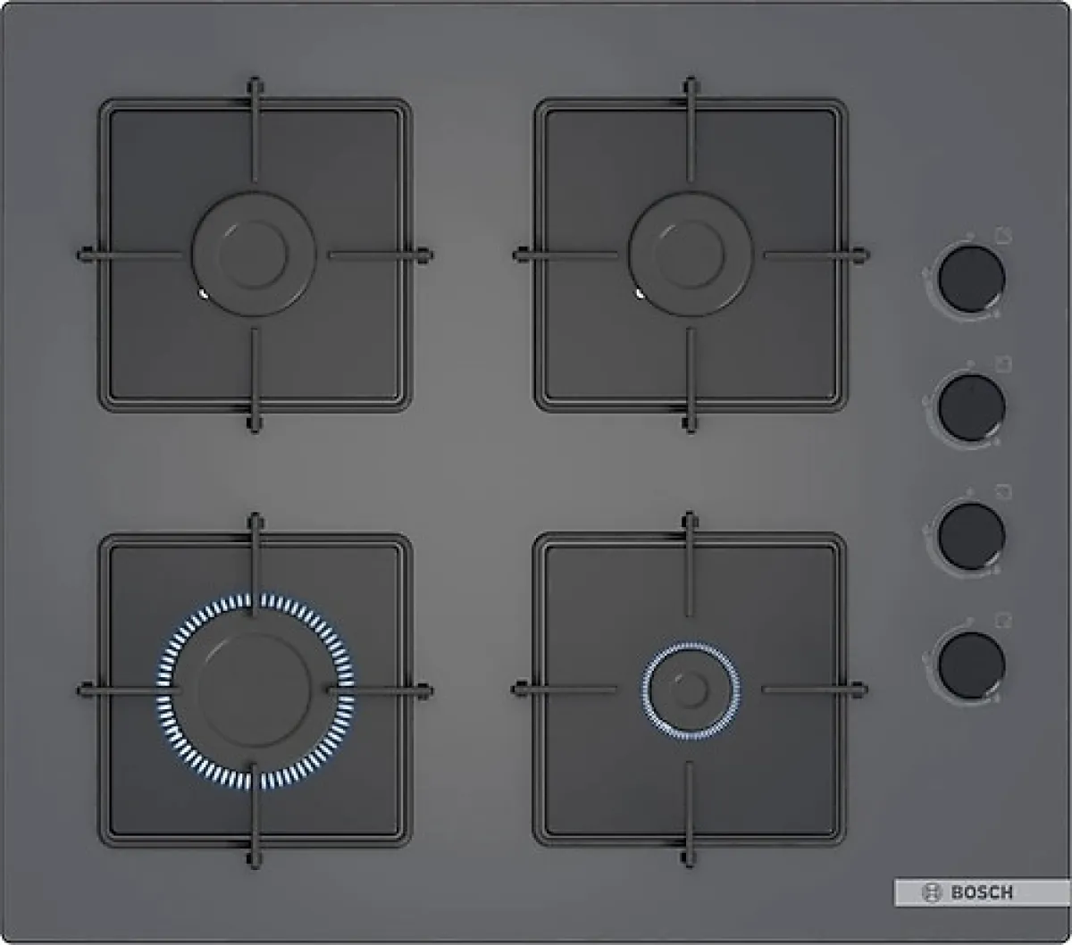 Bosch POP6C9P30O Cam Antrasit Gri Ankastre Ocak