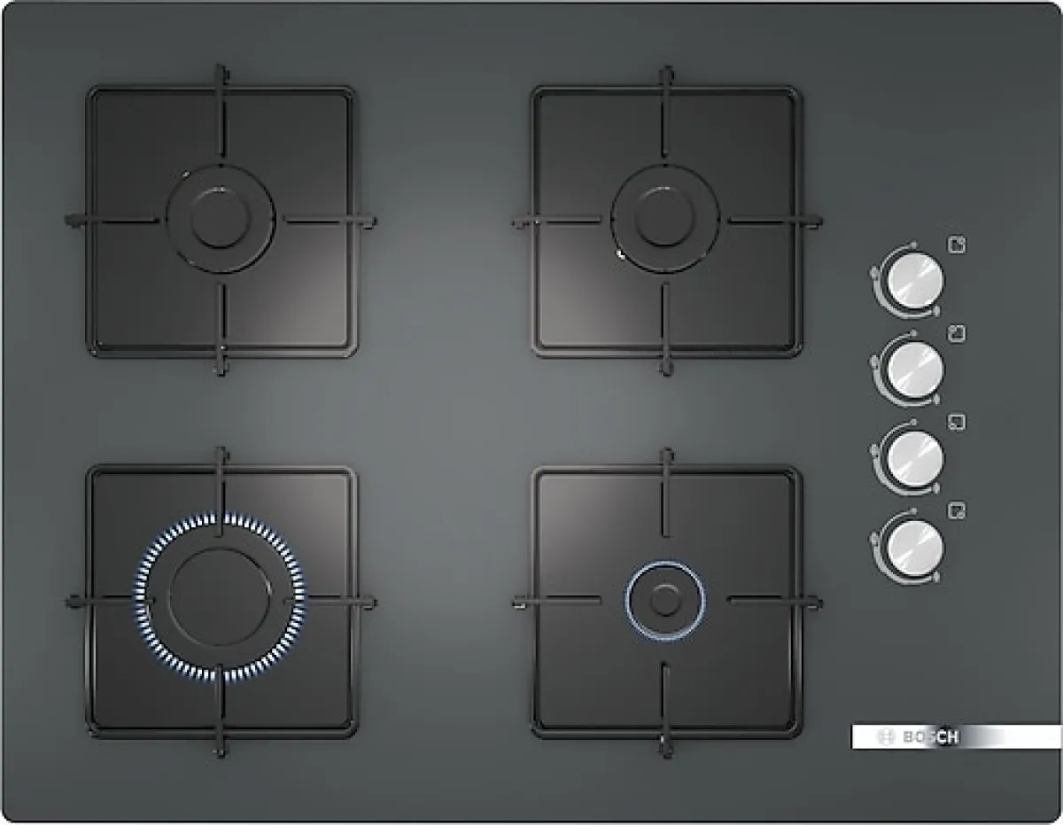 Bosch POP7C9O12O Gri Cam Ankastre Ocak