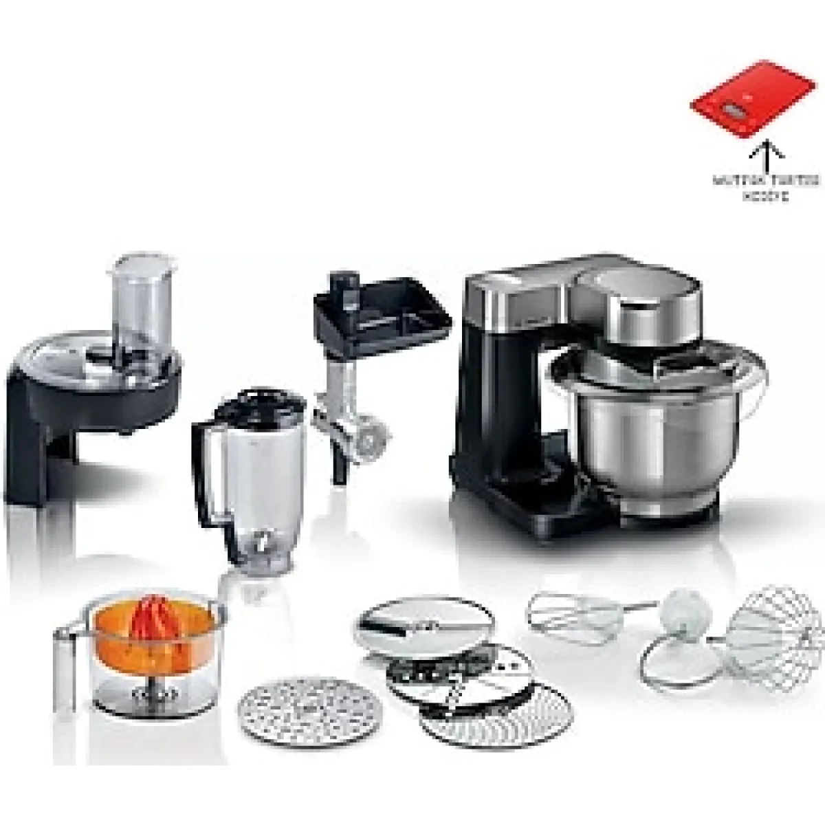 Bosch Premium Seri 2 Kıyma Blender ve Hamur Yoğurma Hepsi Bir Arada Mutfak Makinesi 900W