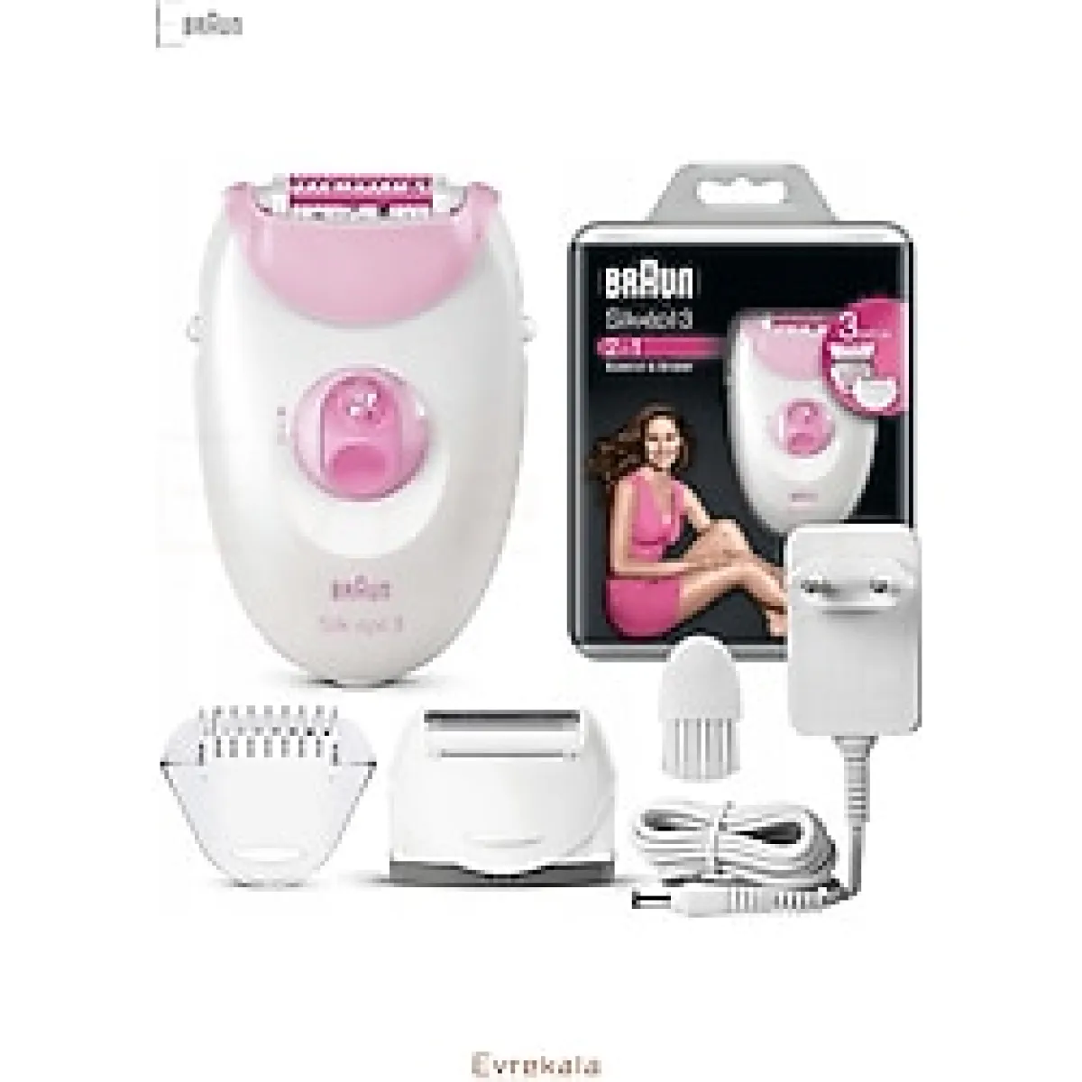 Braun Kuru Evrekala Shop Epilasyon Aleti Silk Epil 3 Epilatör Kablolu Resmi Distribütör Garantili 2 Yıl