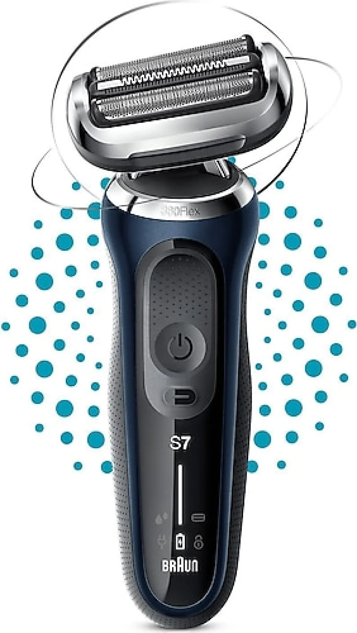 Braun Yeni Seri 7 B1000s AutoSense 360° Flex EasyClick Islak Kuru Tıraş Makinesi