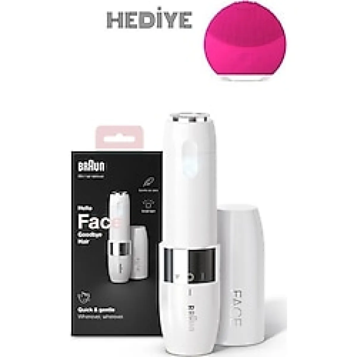 Braun Yüz Tüyleri Için Kadın Traş Makinesi Yüz Kıl Alıcı Facial Hair Remover Women Facial Hair Removal