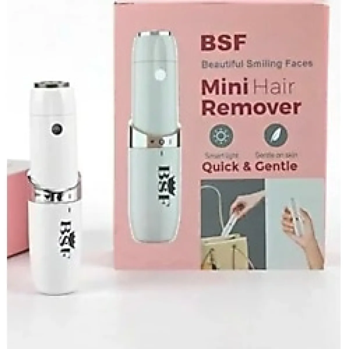 BSF Beautiful Smiling Faces Ls-01 Mini Face Yüz Tüy Alma Makinesi , Temizleme Fırçası