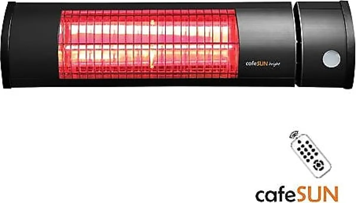 Cafesun Bright 2000 W Uzaktan Kumandalı Duvar Tipi Infrared Isıtıcı