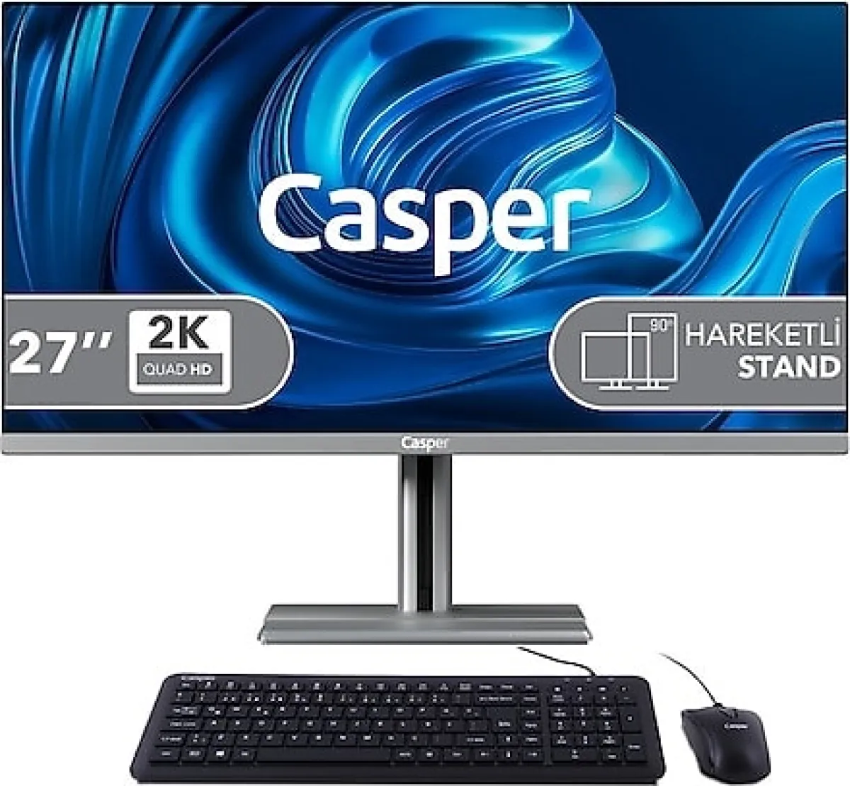Casper Nirvana A87.1362-BF00A-V-G i7-13620H 16 GB 1 TB SSD UHD Graphics 27" QHD All in One PC