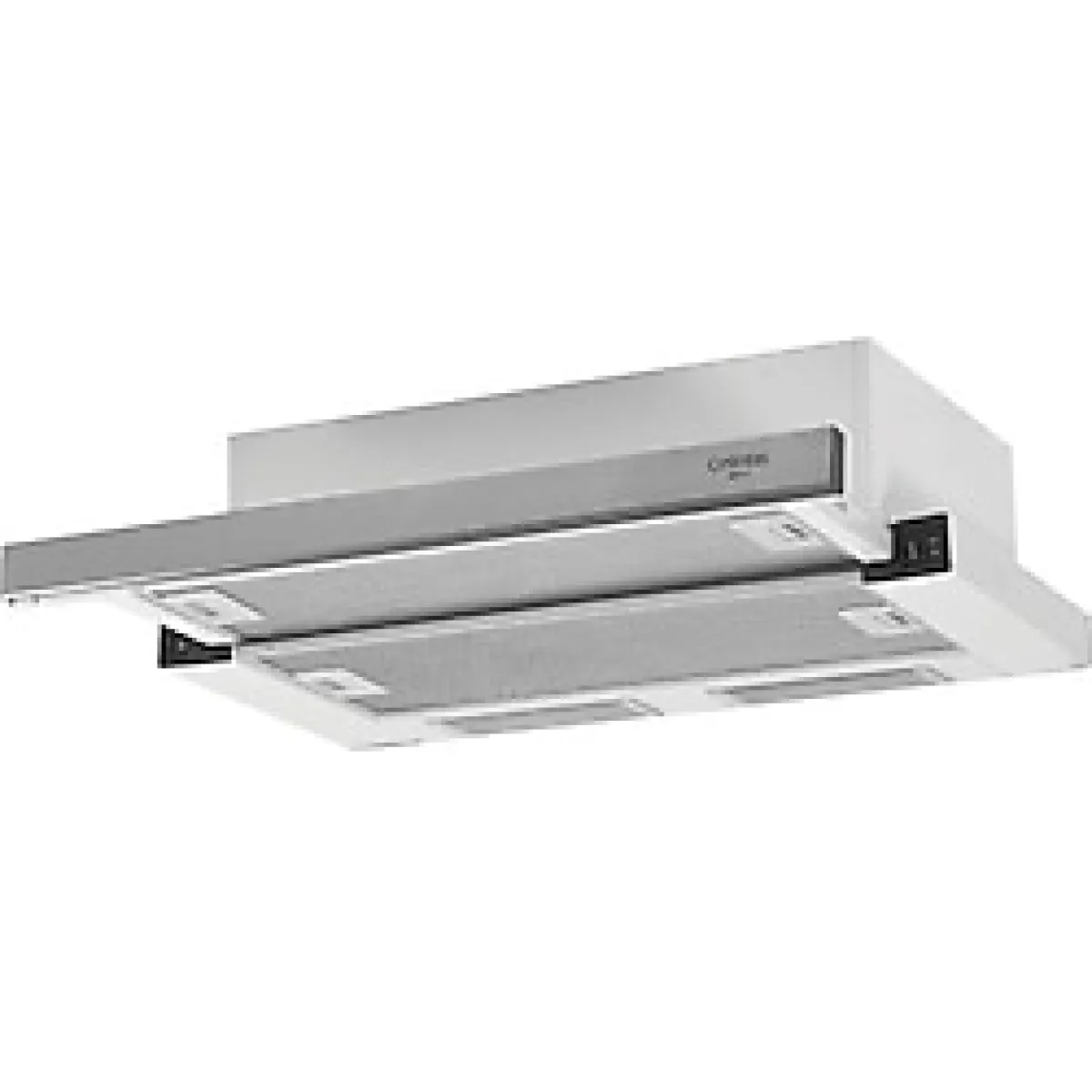 Çetintaş Inox Aspiratör 350 m3/saat Maksimum Emiş Gücüyle Beyaz Renkli Şık Tasarım