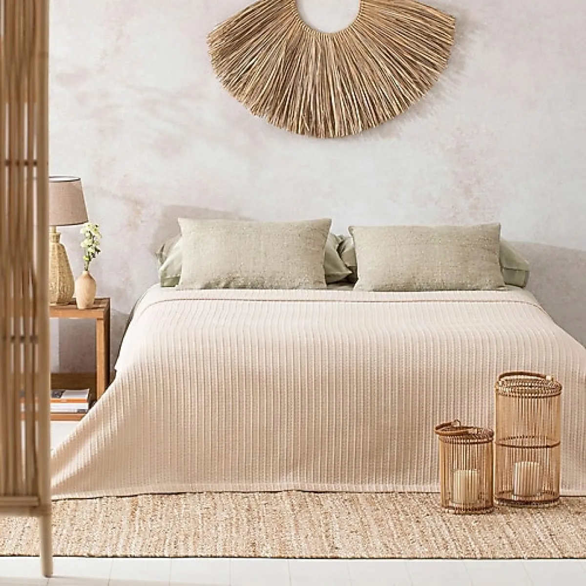 Chakra Palmita Çift Kişilik Pike