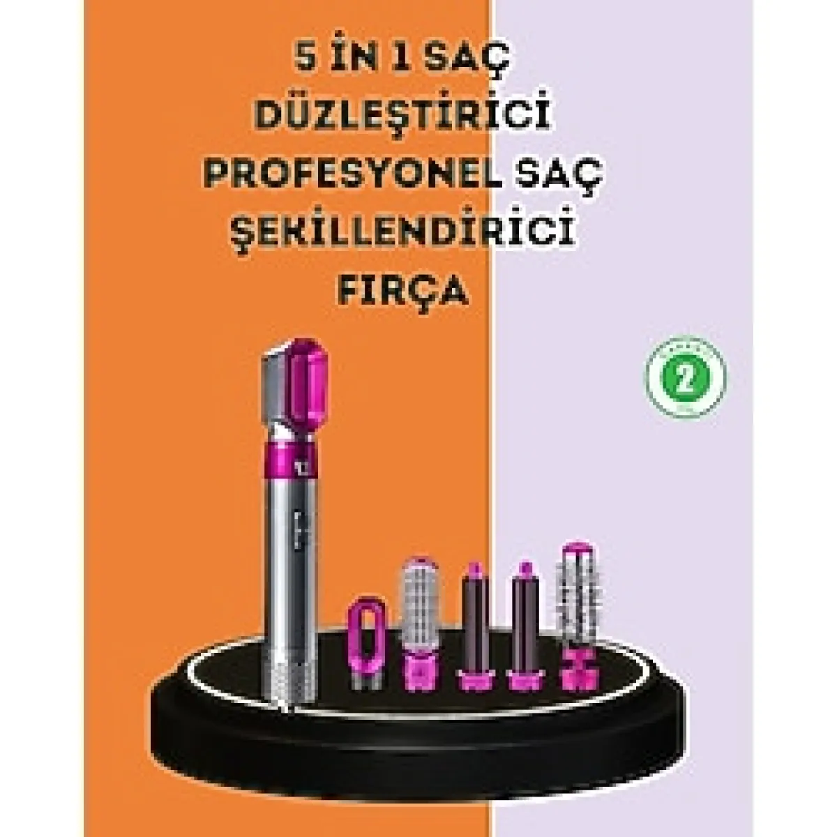 Çok Fonksiyonlu Saç Kurutma ve Şekillendirme Makinesi 5 Başlık