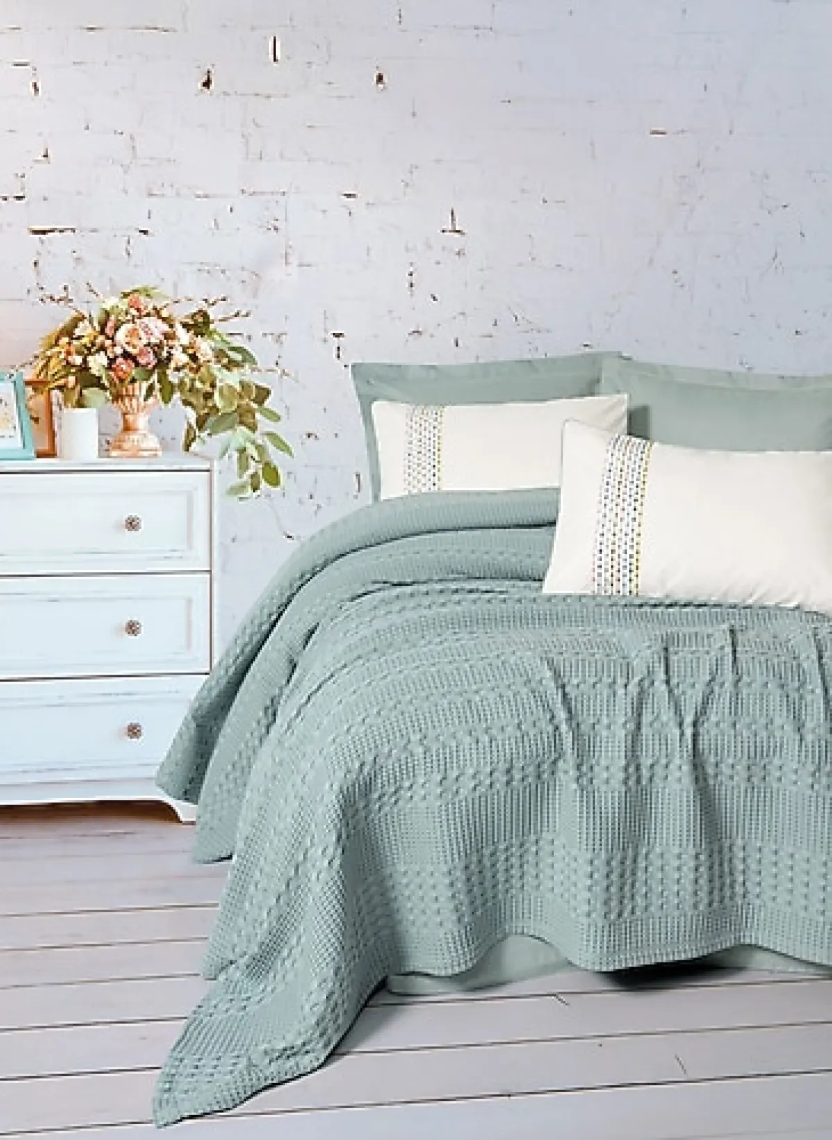 Cotton Box Aura Pebble Tek Kişilik Pike Takımı